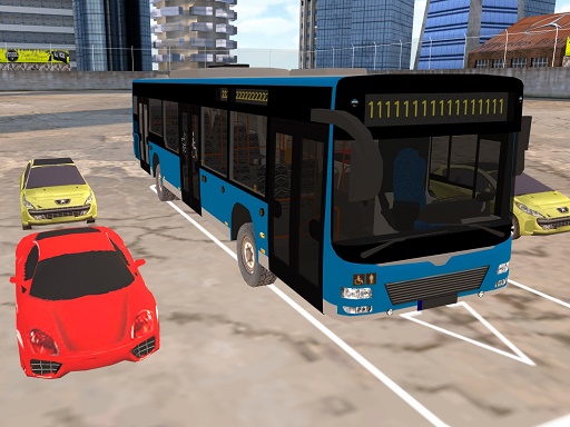 Bus Parking Cityscape Depot_img